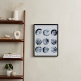 "they hold the snow" - Art Print in Ice by bari wieselman schulman - In a Room