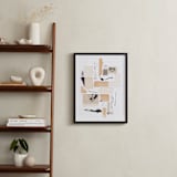 "Organized Chaos" - Art Print in Sand Beige by Alisa Galitsyna - In a Room