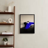 "El Abrazo" - Art Print in Royal by jinseikou - In a Room