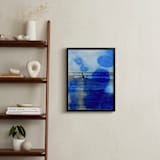 "deep blue I" - Art Print in Cobalt by Sumak Studio - In a Room