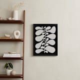 "Black Plant II" - Art Print in Chalkboard Black by Alisa Galitsyna - In a Room