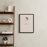 "Minimalist Woman" - Art Print in Cream by Marta Crea - In a Room