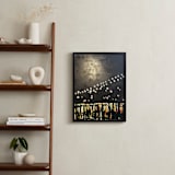 "Down Under the Brooklyn Bridge" - Art Print in Warm Hues by JaxRobyn - In a Room