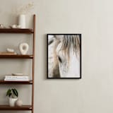 "Wild Horse Eye" - Art Print in Cafe Cream by Michelle Detering - In a Room