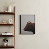 "Isla" - Art Print in Moody Grey by Amy Carroll - In a Room