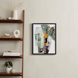 "Chorus Line Arnold" - Art Print in Taupe by Misty Hughes - In a Room