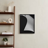 "Swept Away I" - Art Print in Black & white by Angie McMonigal - In a Room