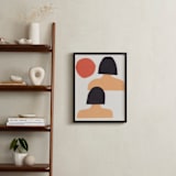 "Two Sisters" - Art Print in Summer sun orange by Elliot Stokes - In a Room