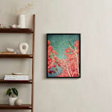 "Enchanted Woods I" - Art Print in Fall Leaves by Caroline Mint - In a Room