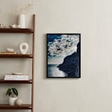 "Pinnacle" - Art Print in sea blue by Courtney Crane - In a Room