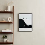 "River Stix" - Art Print in Snow by Robin Ott - In a Room