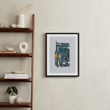 "Circuit Board" - Art Print in electicity by Kamala Nahas - In a Room