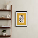 "Eeny Meeny" - Art Print in Golden Yellow by Ariel Rutland - In a Room