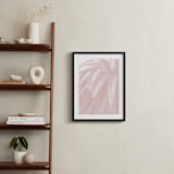 "Soft Palm Top" - Art Print in blush pink by Owl and Toad - In a Room