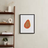"Papaya" - Art Print in Papaya by Anupama - In a Room