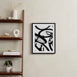 "Shadow Cycle" - Art Print in Tire by Beth Murphy - In a Room