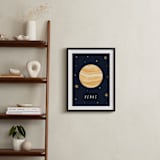 "Solar System II (Venus)" - Art Print in Night by Elly - In a Room