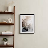 "Hoop Sunflare" - Art Print in Sky by Beth Murphy - In a Room