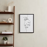 "point of view" - Art Print in charcoal black by R studio - In a Room