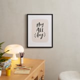 "Night & Day I" - Art Print in Blush by Erica Krystek - In a Room