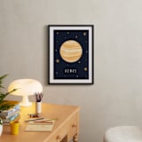 "Solar System II (Venus)" - Art Print in Night by Elly - In a Room