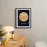 "Solar System III (Jupiter)" - Art Print in Night by Elly - In a Room