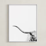 "Brandir" - Art Print in Charcoal by Amy Carroll - Framed