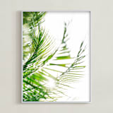 "Palm 2" - Art Print in color by Kamala Nahas - Framed