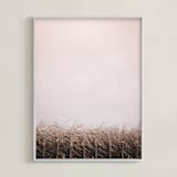 "Late Harvest" - Art Print in Mist by Robin Ott - Framed