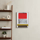 "Abstracciones Vol. 3" - Art Print in Maraschino by Aspacia Kusulas - In a Room