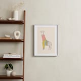 "Fiesta Turtleneck" - Art Print in Tutti Fruiti by Meg Gleason - In a Room