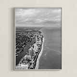 "from flying" - Art Print in smoky by Tae Lee - Framed