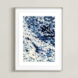 "Zuma" - Art Print in Sky Blue by Katie Craig - Framed