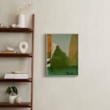 "Aqua Hills I" - Art Print in Jade by Morgan Kendall - In a Room