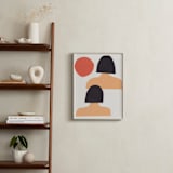 "Two Sisters" - Art Print in Summer sun orange by Elliot Stokes - In a Room