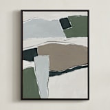 "Summer Valley 3" - Art Print in Soil by Iveta Angelova - Framed Canvas