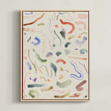 "Messy" - Art Print in Sample by Sumak Studio - Framed Canvas