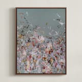 "I Gotta Get it Together" - Art Print in Sage Green by Marcy Parks - Framed Canvas