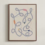 "Threads" - Art Print in Original by Kimberly Young - Framed Canvas