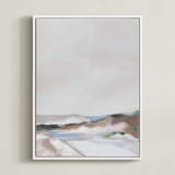 "Mystic Haven II" - Art Print in Mystic Blue by AlisonJerry - Framed Canvas