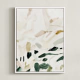 "Lovely" - Art Print in Calla Lily by Melanie Severin - Framed Canvas