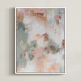 "Lizavetta Blush I" - Art Print in Blush by Marissa DeCinque - Framed Canvas