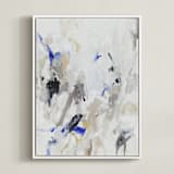"In France II" - Art Print in creme by Svitlana Martynjuk - Framed Canvas