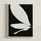 "Urban garden I" - Art Print in Noir by Creo Study - Framed Canvas