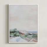 "Mystic Haven I" - Art Print in Mystic Green by AlisonJerry - Framed Canvas