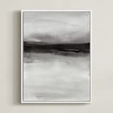 "holy disruption" - Art Print in black and white by Heidi Jantz - Framed Canvas