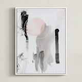 "Son" - Art Print in Noir by Lori Wemple - Framed Canvas
