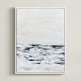 "Faded Fury Diptych II" - Art Print in Blush by Nicoletta Savod - Framed Canvas