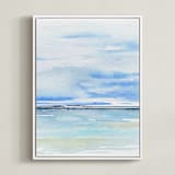 "Muse Triptych (center)" - Art Print in sea by Roberta Hoiness Art - Framed Canvas