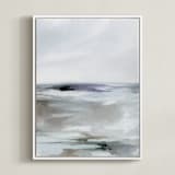 "Sweeping Azure II" - Art Print in Azure by Nicoletta Savod - Framed Canvas